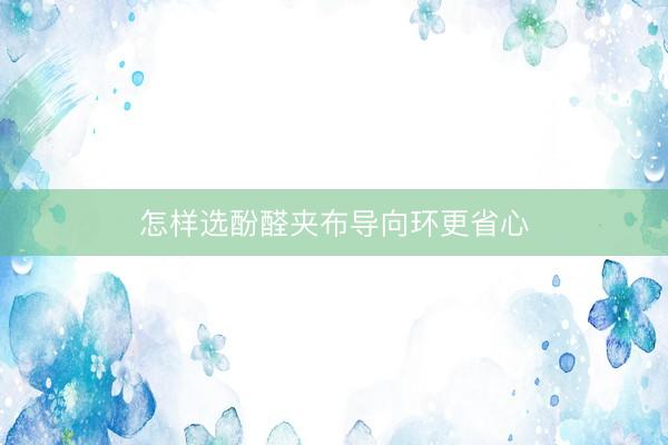 怎样选酚醛夹布导向环更省心
