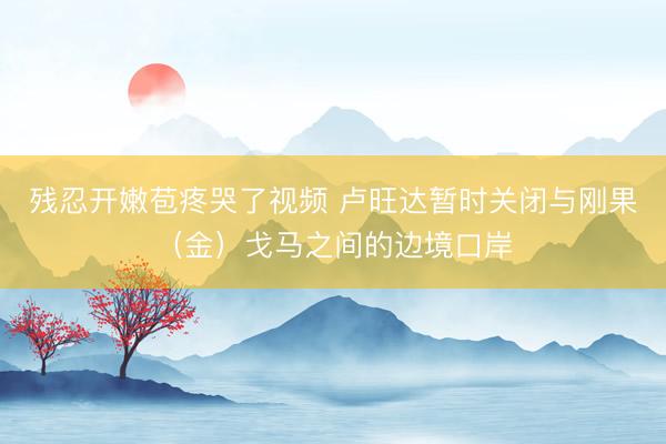 残忍开嫩苞疼哭了视频 卢旺达暂时关闭与刚果（金）戈马之间的边境口岸