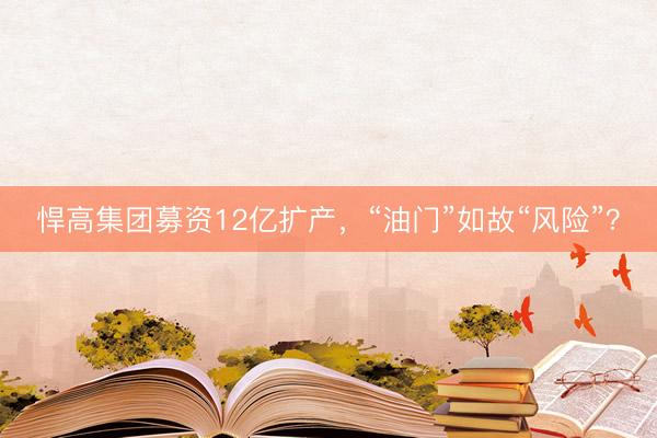 悍高集团募资12亿扩产，“油门”如故“风险”？