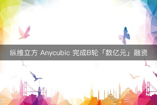 纵维立方 Anycubic 完成B轮「数亿元」融资
